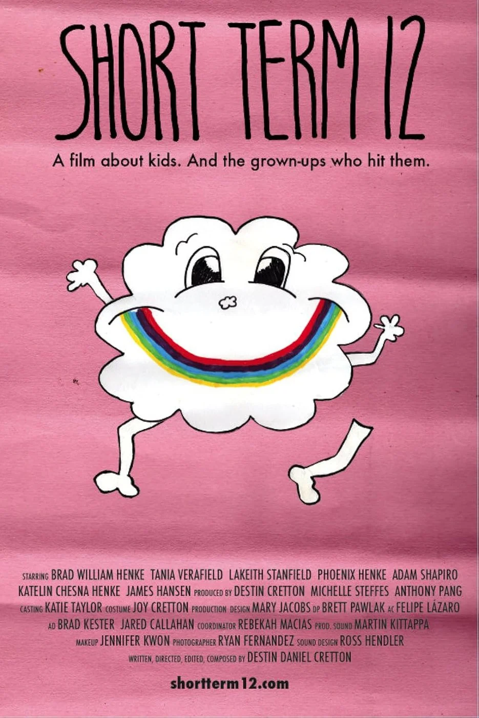 Short Term 12 short film poster showing sound design credit for Ross Hendler, Sundance Film Festival Jury Prize winning film directed by Destin Daniel Cretton